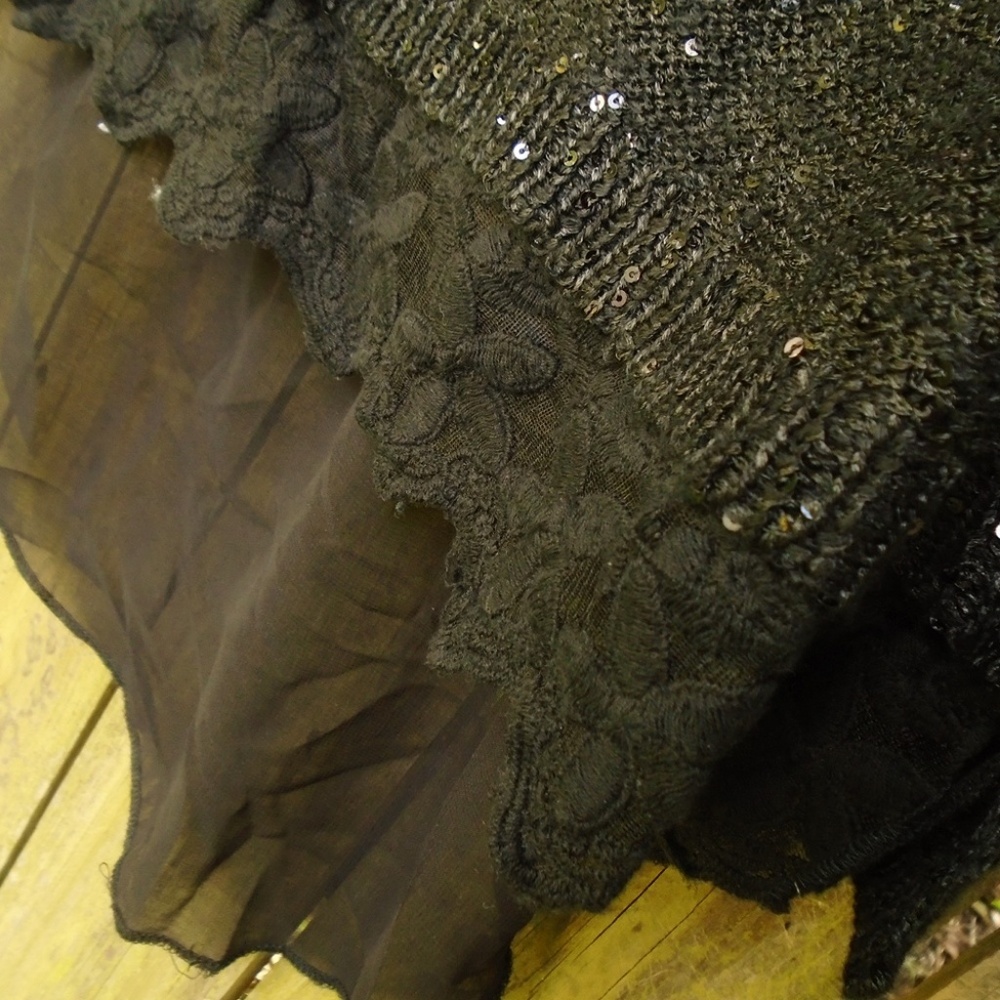 Sequined Crochet Sweater - Picture 2 of 5